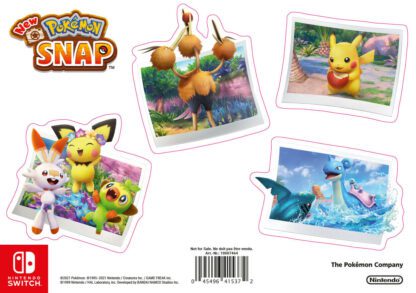 New Pokemon Snap (Nintendo Switch) - Sticker Sheet Picture
