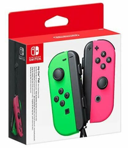 Neon Green and Neon Pink Joy-Con Pair (Nintendo Switch) Box Picture