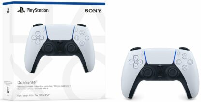 White DualSense Wireless Controller (PS5) Image 1