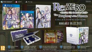 Re:Zero The Prophecy of the Throne Collectors Edition Contents Banner