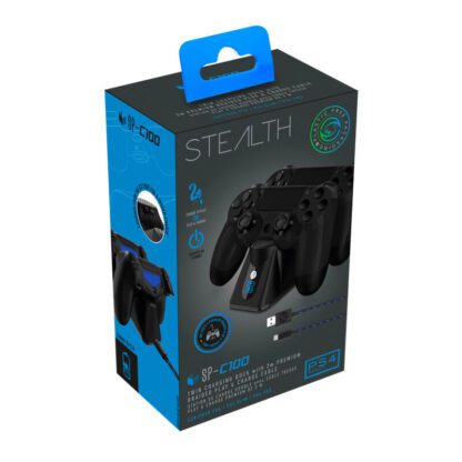 Stealth SP-C100 Twin Charging Dock - Black (PS4) Box Picture