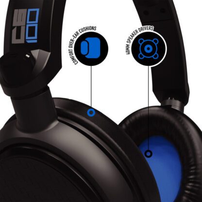 Stealth C6-100 Blue & Black Wired Stereo Gaming Headset (Multi-Platform) Picture 4