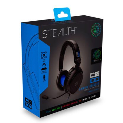 Stealth C6-100 Blue & Black Wired Stereo Gaming Headset (Multi-Platform) Box Picture