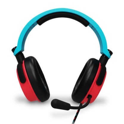 Stealth C6-100 Neon Blue/Red Wired Stereo Gaming Headset (Multi-Platform) - Picture 1