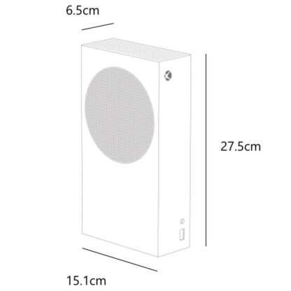 Xbox Series S Console - Dimensions Picture