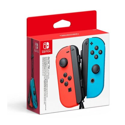 Neon Red and Neon Blue Joy-Con Pair (Nintendo Switch) Box Picture