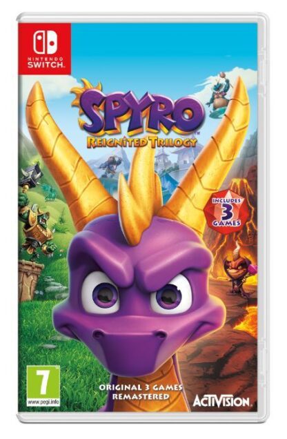 Spyro Reignited Trilogy Nintendo Switch Front Cover