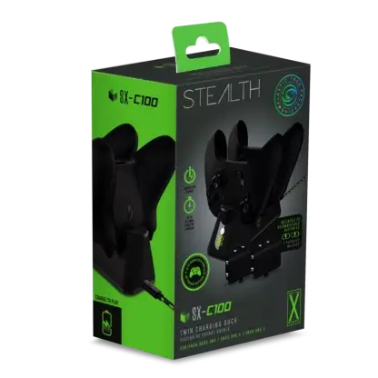 Stealth SX-C100 Twin Charging Dock – Black (Xbox One) - Box Picture