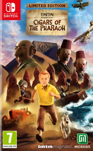 Tintin Reporter Cigars of the Pharaoh - Limited Edition Nintendo Switch Front Cover