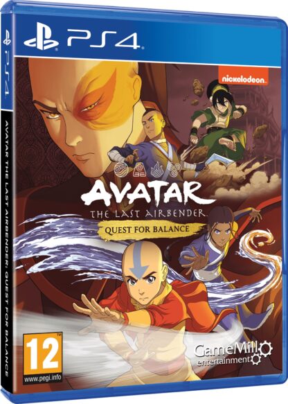 Avatar The Last Airbender Quest for Balance (PS4) Front Cover