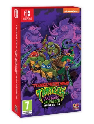 TMNT: Mutants Unleashed Deluxe Edition Nintendo Switch Front Cover