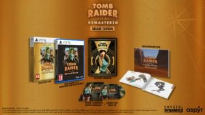 Tomb Raider I-III Remastered Starring Lara Croft Beauty Shot PS5