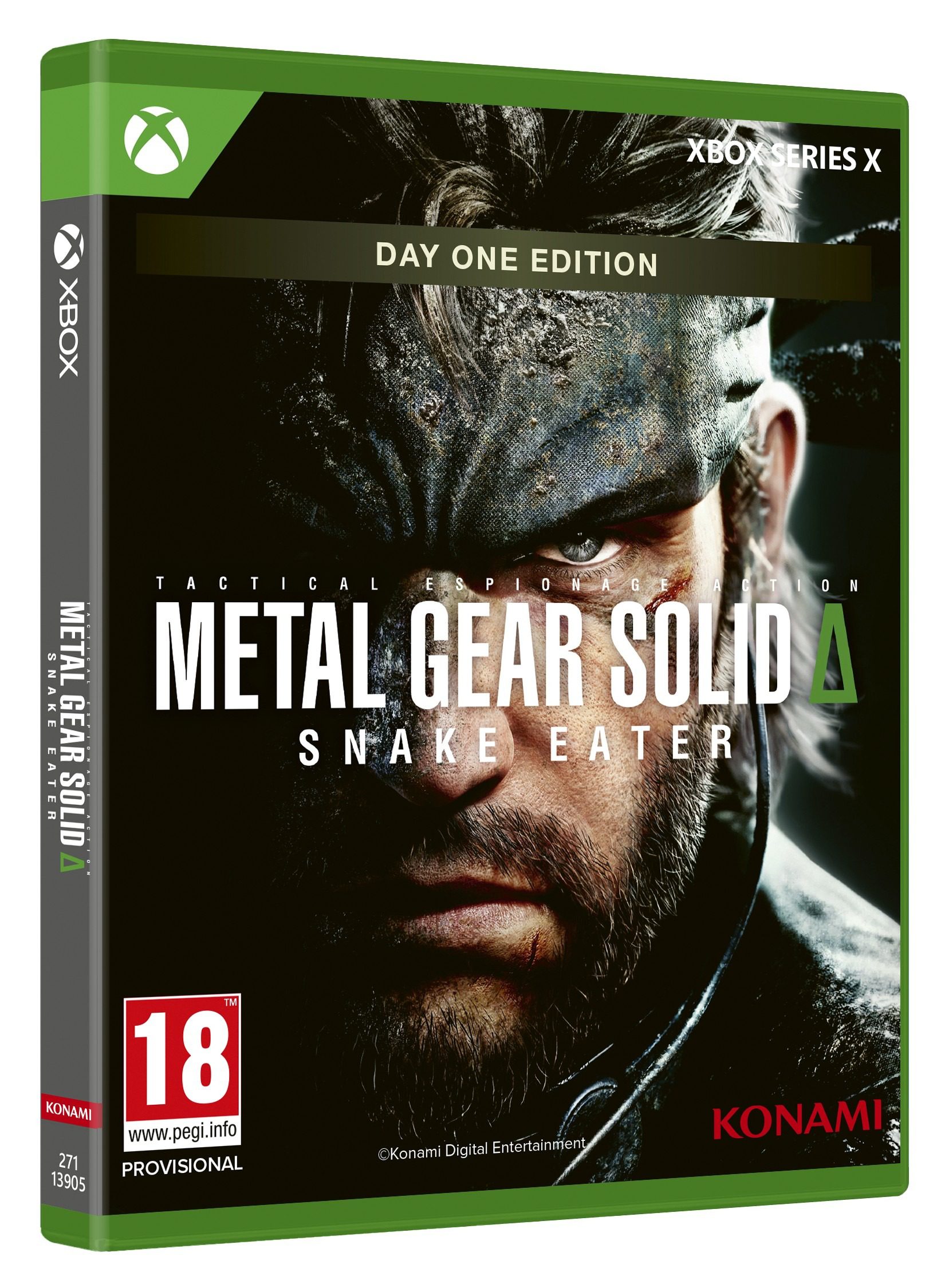 METAL GEAR SOLID SNAKE EATER Day 1 Edition Xbox Series X Front Cover