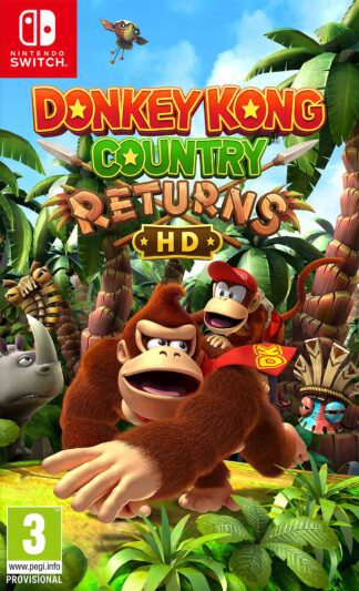 Donkey Kong Country Returns HD Switch Front Cover