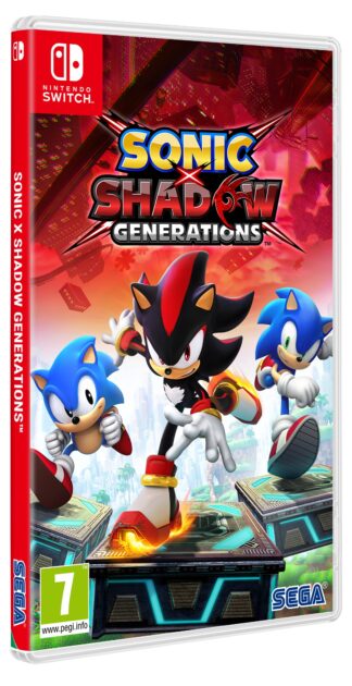 Sonic x Shadow Generations Switch Front Cover
