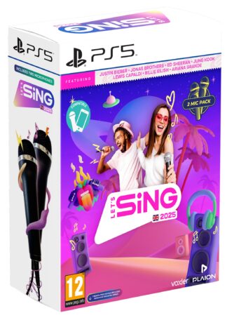 Lets Sing 2025 2 Mic Edition PS5 Front Cover