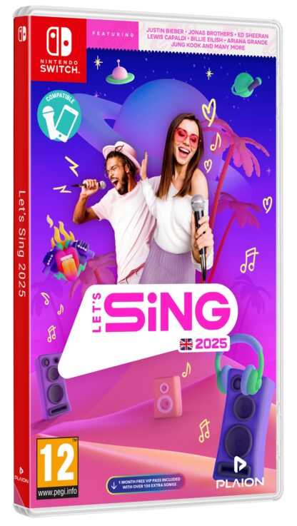 Lets Sing 2025 Switch Front Cover