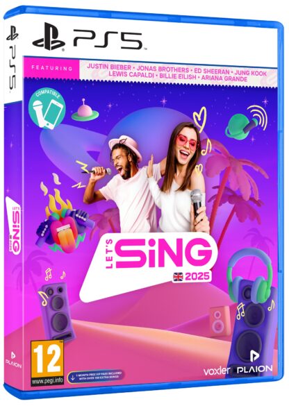 Lets Sing 2025 PS5 Front Cover