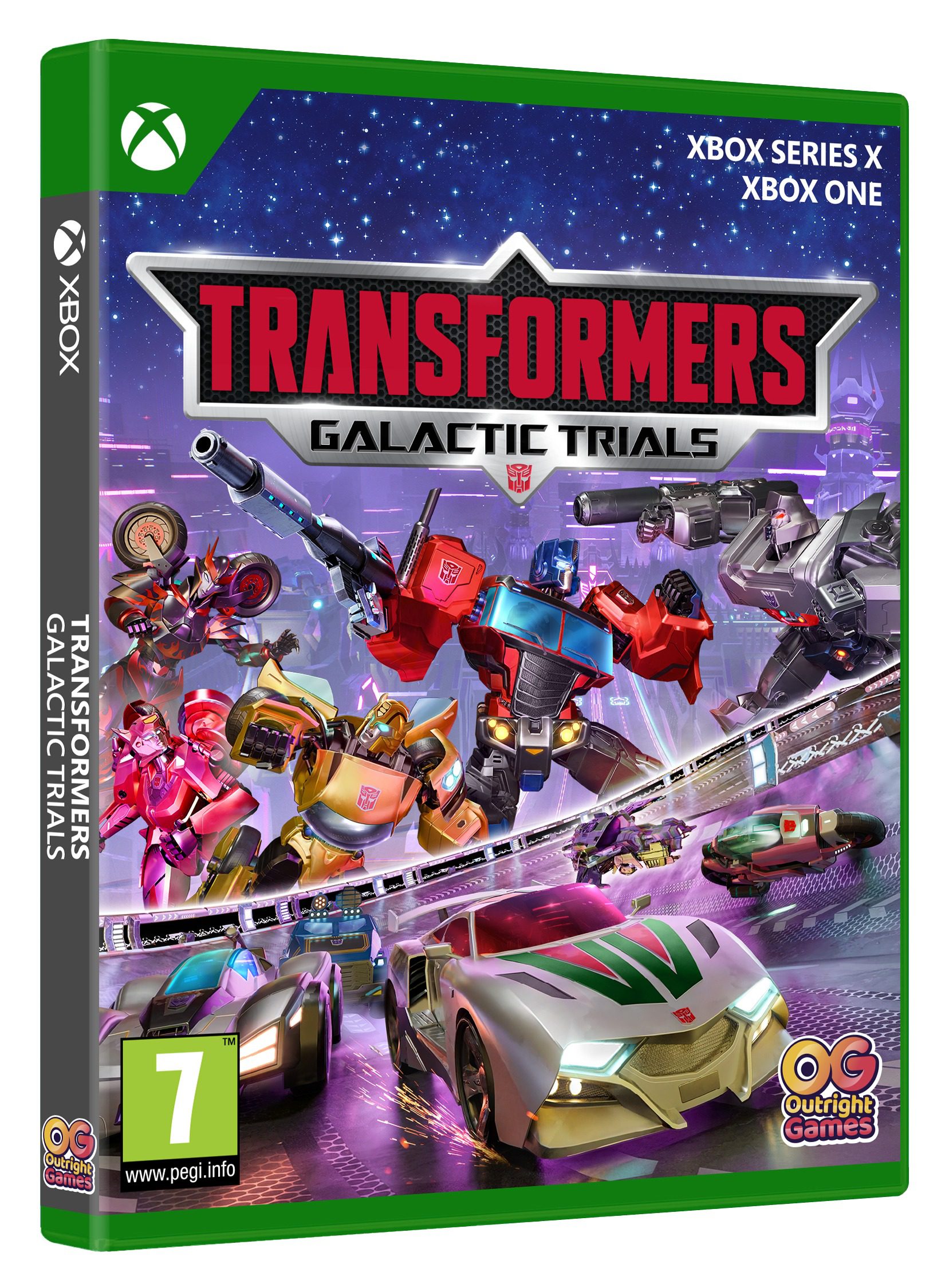 Transformers Galactic Trials Xbox Series X / Xbox One Front Cover