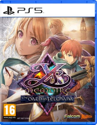 Ys Memoire: The Oath in Felghana PS5 Front Cover