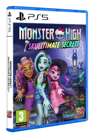 Monster High Skulltimate Secrets PS5 Front Cover