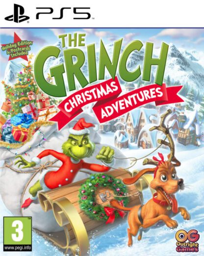 The Grinch Christmas Adventures PS5 Front Cover