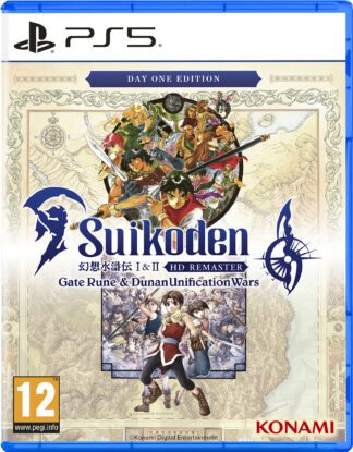 Suikoden I&II HD Remaster: Day 1 Edition PS5 Front Cover