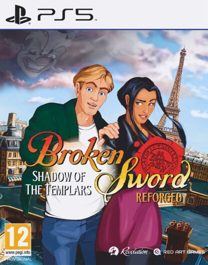 Broken Sword - Shadow of the Templars: Reforged PS5 Front Cover