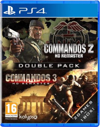 Commandos 2 & 3: HD Remaster Double Pack PS4 Front Cover