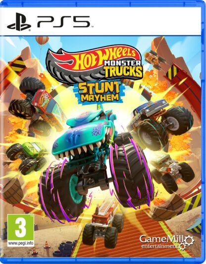 Hot Wheels Monster Trucks: Stunt Mayhem PS5 Front Cover