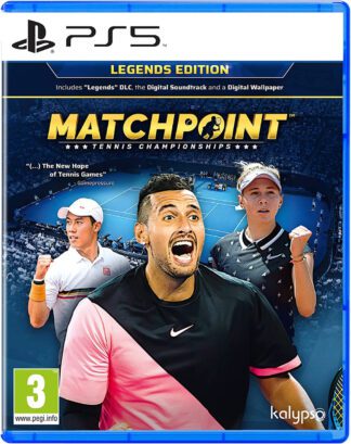 Matchpoint Tennis Championships Legends Edition PS5 Front Cover