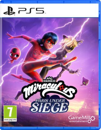 Miraculous: Paris Under Siege PS5 Front Cover