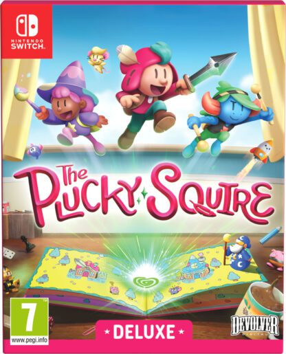 The Plucky Squire Devolver Deluxe Switch Front Cover