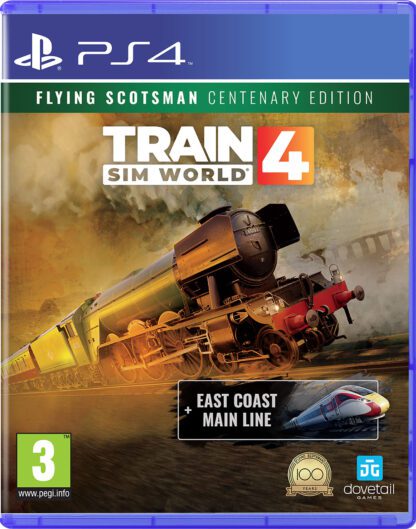 Train Sim World 4 Flying Scotsman Centenary Edition PS4 Front Cover