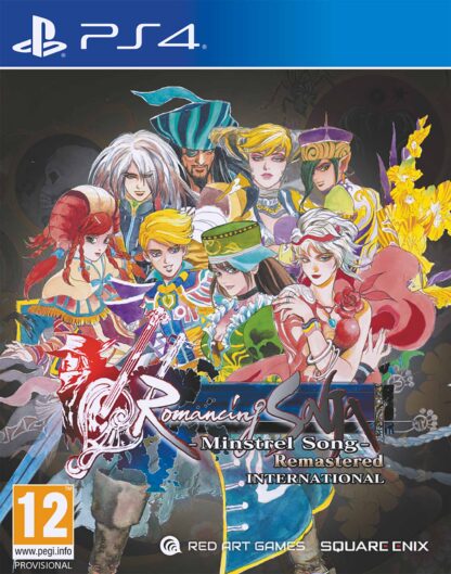 Romancing SaGa - Minstrel Song - Remastered International PS4 Front Cover