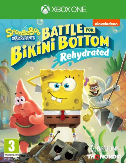 Spongebob Squarepants Battle for Bikini Bottom Rehydrated Xbox One Front Cover