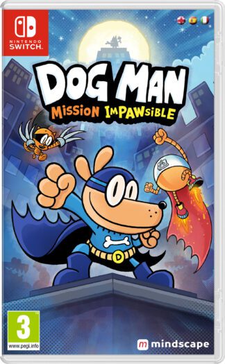 Dog Man Mission Impawsible Switch Front Cover