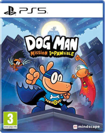 Dog Man Mission Impawsible PS5 Front Cover