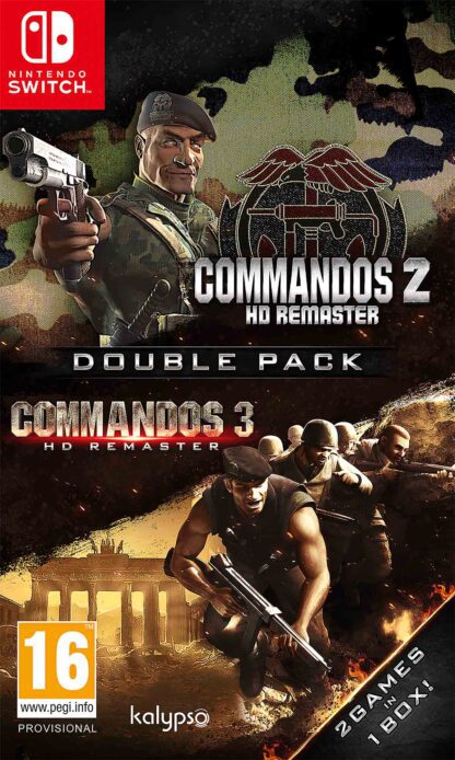 Commandos 2 & 3 HD Remaster Double Pack Nintendo Switch Front Cover