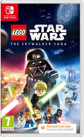 Lego Star Wars The Skywalker Saga Nintendo Switch Code in Box Front Cover