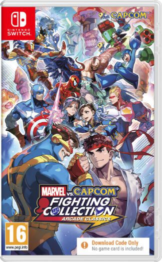 Marvel vs Capcom Fighting Collection Nintendo Switch - Code in Box Front Cover