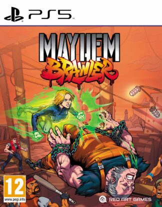 Mayhem Brawler PS5 Front Cover