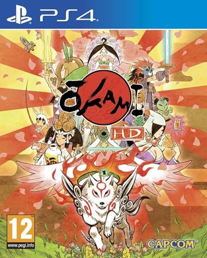 Okami HD PS4 Front Cover