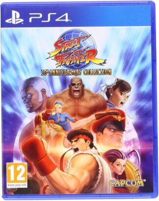 Street Fighter 30th Anniversary Collection PS4 Front Cover