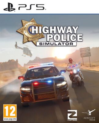 Highway Police Simulator PS5 Front Cover