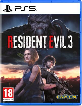 Resident Evil 3 Remake PS5 Front Cover