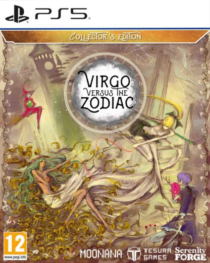 Virgo Versus the Zodiac Collectors Edition PS5 Front Cover