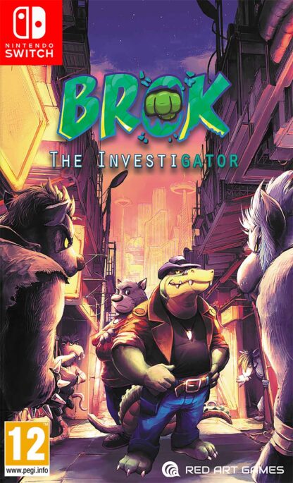 Brok the InvestiGator Nintendo Switch Front Cover