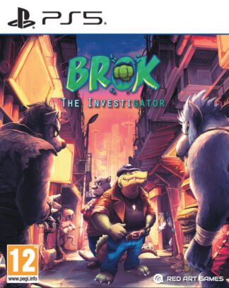 Brok the InvestiGator PS5 Front Cover