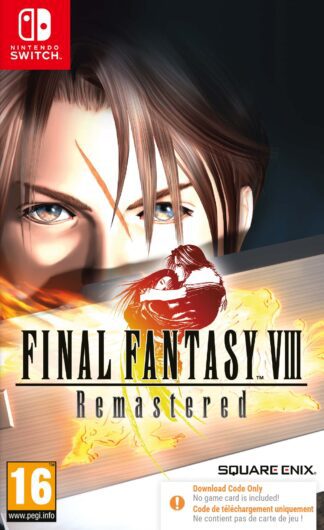 Final Fantasy VIII Remastered Nintendo Switch Code in Box Front Cover